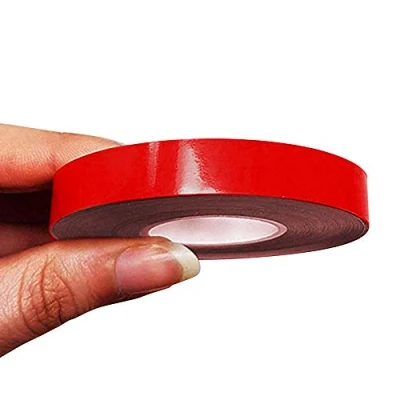 Afbeelding van 4R Quattroerre.it 10495 Trim Strepen zelfklevende strips voor auto&#039;s, rood, 10 mm x mt
