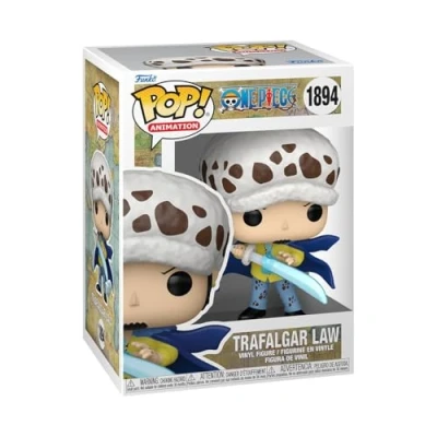 Afbeelding van Funko Pop! Animatie: OP Trafalgar D. Water Law with Blue Anesthesia One Piece Vinyl Figuur om te verzamelen Cadeau idee Officiële Producten Anime Fans