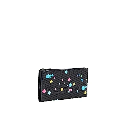 Afbeelding van Desigual MONE Splatter Portemonnee, Dames, Maat: One Size, Black