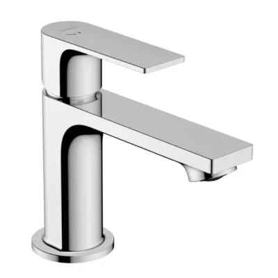 Afbeelding van Hansgrohe rebris e eengreeps wastafelkraan 80 coolstart met pop up trekwaste metaal chroom 72585000