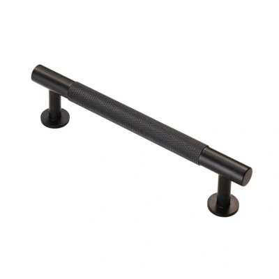 Afbeelding van Fingertip Designs Handgreep &quot;Knurled&quot; 128mm Matzwart