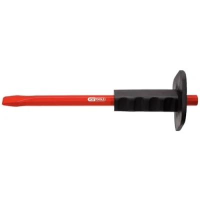 Afbeelding van KS Tools 156.0537 platte beitel met handbeschermgreep, 8 kant, 350 mm