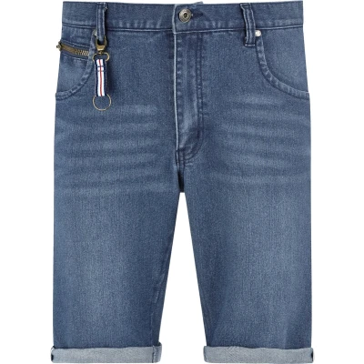 Afbeelding van Jan Vanderstorm loose fit jeans short Plus Size DITMANN blauw