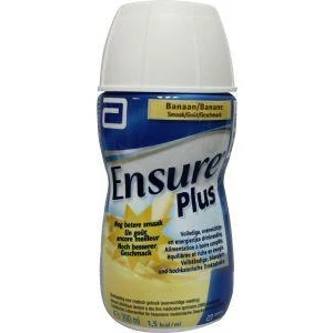 Afbeelding van Abbott Ensure Plus Banaan Flesje Multi verpakking 24x200ML