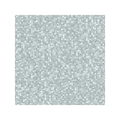 Afbeelding van Leen Bakker Dutch Wallcoverings Reflets MozaÃ ̄ek Steentjes 0,53x10,05m Behang Grijs Vlies
