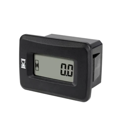Afbeelding van Runleader Digitale LCD urenteller, AC/DC 5V tot 277V, Onderhoud totale draaiuren, Gegevensopslag, Waterdicht ontwerp voor grasmaaier Generator Motorfiets golfkar Vorkheftruck Schrobzuigmachine.