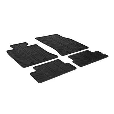 Afbeelding van Gledring Rubbermatten passend voor BMW New Mini One/Cooper/S/D R56 2006 2014 (T profiel 4 delig + montageclips)