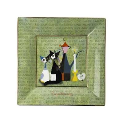 Afbeelding van Goebel Kunstenaarsschaal om te verzamelen La Storia di Serafino van Rosina Wachtmeister uit Fine Bone China, 16x2 cm, 66 861 01 1