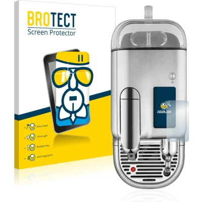 Afbeelding van BROTECT Screenprotector voor Sage Nespresso Creatista Pro Folie Beschermfolie Beschermglas transparant