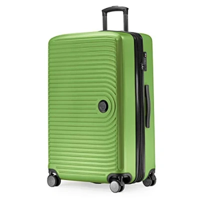 Afbeelding van HAUPTSTADTKOFFER Mitte Grote koffer met harde schaal, TSA, 4 wielen, ruimbagage 8 cm volumevergroting, 77 cm, 130 liter, appel groen