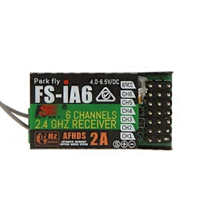 Afbeelding van Flysky FS iA6 ontvanger 2.4G 6CH AFHDS voor I6 zender afstandsbediening met dubbele antenne