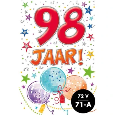 Afbeelding van Kaart That funny age 98 jaar TFA121