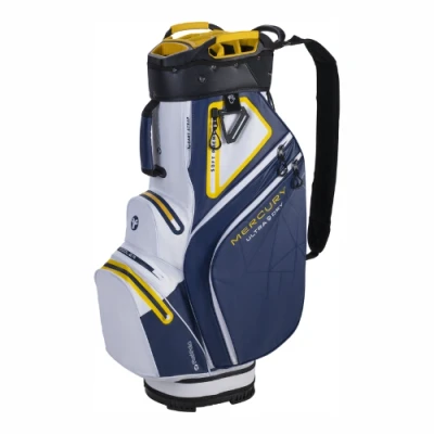 Afbeelding van Fastfold Mercury Cartbag Navy/Wit/Geel