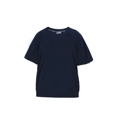 Afbeelding van Dreimaster Tshirt print, Dames, Maat: 34, Navy