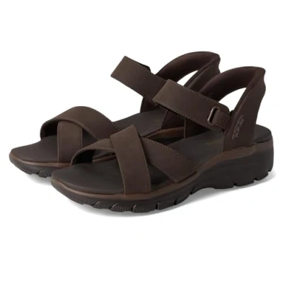 Afbeelding van Skechers Easy Going Somewhere Sunny Sneaker, Chocolade, 6.5 UK, 39.5 EU
