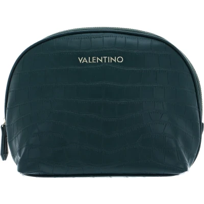 Afbeelding van VALENTINO Toilettas Juniper Soft Cosmetic Case Foresta / Grigio Groene