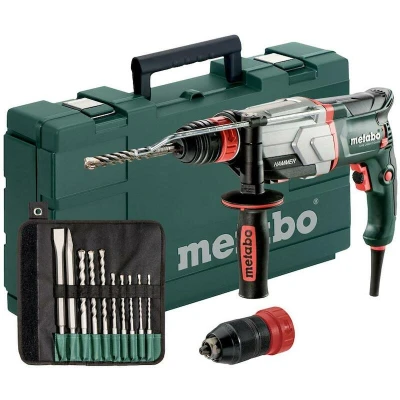 Afbeelding van Metabo UHE 2660 2 Quick Set Multihamer+10 delig boor beitelset