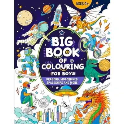 Afbeelding van Big Book of Colouring for Boys: Children Ages 4+