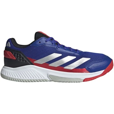 Afbeelding van adidas Performance Courtquick Padelschoenen, Heren, Maat: 42, lucid blue silver met red Textiel/ synthetisch