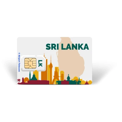 Afbeelding van Simkaart Sri Lanka 30GB Data Prepaid Met Snel 4G/5G Internet En Bellen Op Reis In Azië Airport Telecom