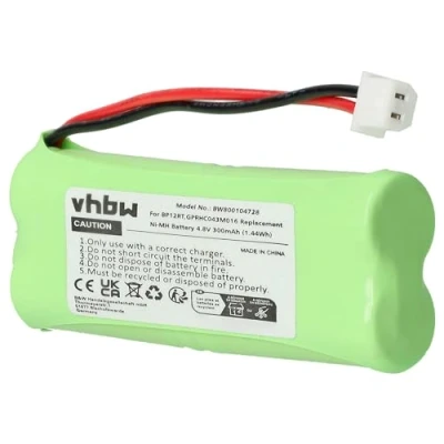 Afbeelding van vhbw Accu compatibel met Dogtra 200NCP Transmitter, 200NC 202NCP Transmitter hondenhalsband hondentrainer (300 mAh, 4,8 V, NiMH)