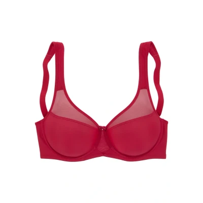 Afbeelding van Lascana Minimizer Beugel BH, Dames, Maat: 110D, Lipstick red