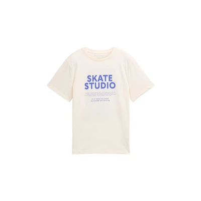 Afbeelding van TOM Tailor Tshirt basic voor kinderen, Maat: 152, Wool white