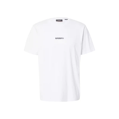 Afbeelding van Superdry Micro LOGO Tshirt basic, Heren, Maat: Small, Bone white