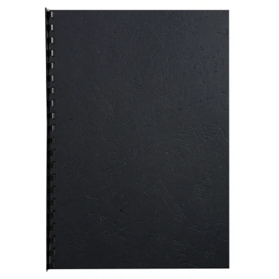 Afbeelding van Exacompta 2780C verpakking met 100 omslagdeksels (EverCover, gerecycled karton lederstructuur, DIN A4, 270 g/m2) A4. Stück gesorteerde kleuren