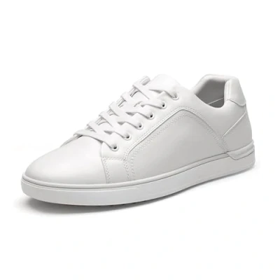 Afbeelding van Bruno Marc Veterschoenen voor heren, schoenen, gymschoenen, wandelschoenen, modieuze veterschoenen, wit, 46 EU