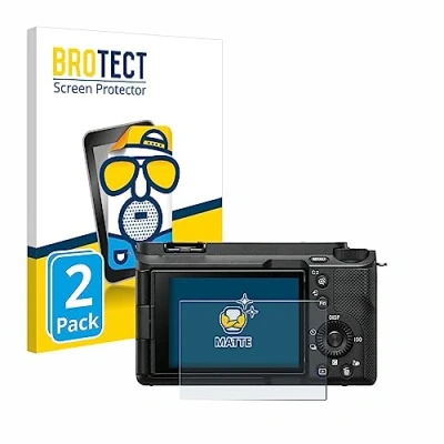 Afbeelding van BROTECT (2 Stuks) Antireflecterende Beschermfolie voor Sony Alpha ZV E1 Anti Glare Screen Protector, Mat, Ontspiegelend