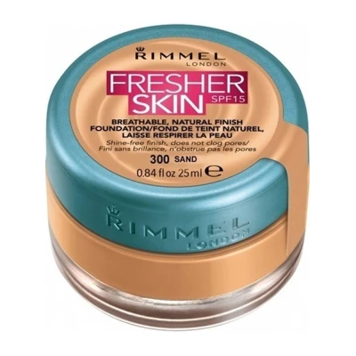 Afbeelding van Rimmel London Fresher Skin SPF 15 Foundation 300 Sand 25 ml