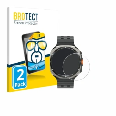 Afbeelding van BROTECT (2 Stuks) Schermbeschermer voor Samsung Galaxy Watch Ultra (47 mm) Screen Protector Transparant