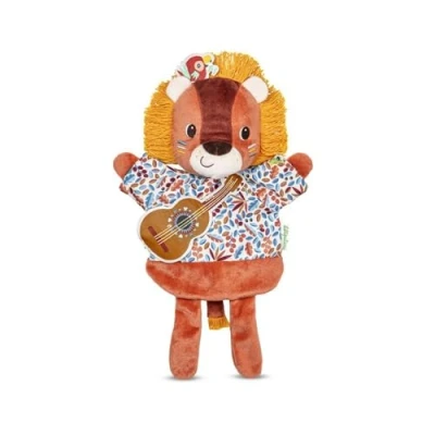 Afbeelding van Lilliputiens Handpop Jack De Leeuw Vanaf Geboorte Tot Leeftijd Van Eerste Verhalen, Met Deze Pop Kun Je Verhalen Leven Brengen Gemaakt Gerecycled Polyester Geschikt 2 Jaar