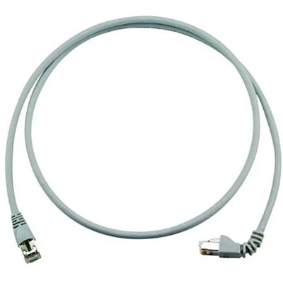 Afbeelding van Telegärtner L00001A0199 RJ45 Netwerkkabel, patchkabel CAT 6A S/FTP 2.00 m Grijs Vlambestendig, Halogeenvrij 1 stuk(s)