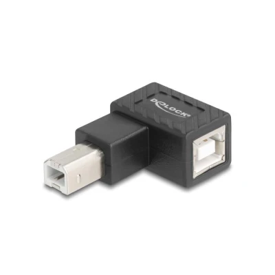 Afbeelding van Delock USB 2.0 Adapter Typ B Stecker zu Buchse 90 links