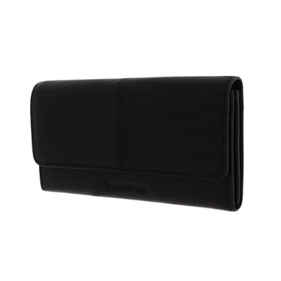 Afbeelding van Marc O&#039;Polo Leren Portemonnee Combi Wallet Black Zwart