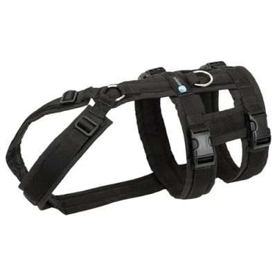 Afbeelding van AnnyX Hondentuig SAFETY Veiligheidstuig Anti Ontsnappingstuig Zwart maat S Borstomvang 52 64 cm Gewicht hond 11 21 kg