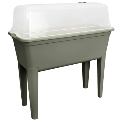 Afbeelding van Easyday Kweektafel Set Kweekbenodigdheden 50 l Groen Transparant Eucalyptus