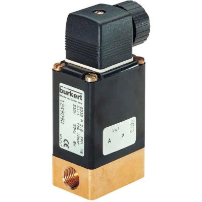 Afbeelding van Bürkert Direct bedienbaar ventiel 24902 0330 230 V/AC G 1/4 mof Nominale breedte 3 mm 1 stuk(s)
