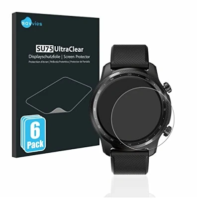 Afbeelding van Savvies (6 Stuks) Schermbeschermer voor Mobvoi Ticwatch Pro 3 Ultra GPS Screen Protector Transparant