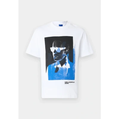 Afbeelding van KARL Lagerfeld Jeans TEE Tshirt print, Heren, Maat: Large, White