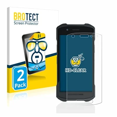 Afbeelding van BROTECT (2 Stuks) Schermbeschermer voor Zebra TC21/ TC26 Screen Protector Transparant