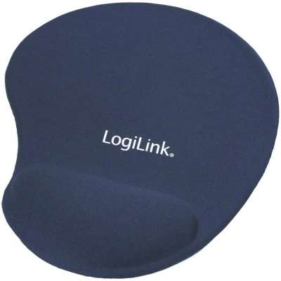Afbeelding van LogiLink ID0027B Muismat met polssteun Ergonomisch Blauw