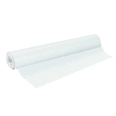 Afbeelding van Clairefontaine 211771C een rol papier, transparante bloemistenfolie formaat : 50 x 0,70 m 35 micron motief: witte stippen geschenkverpakking, bloemenverpakking, handwerk, voedselcadeau