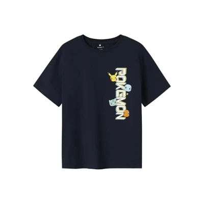 Afbeelding van Name it POKÉMON Tshirt print voor kinderen, Maat: 134/140, Navy blazer