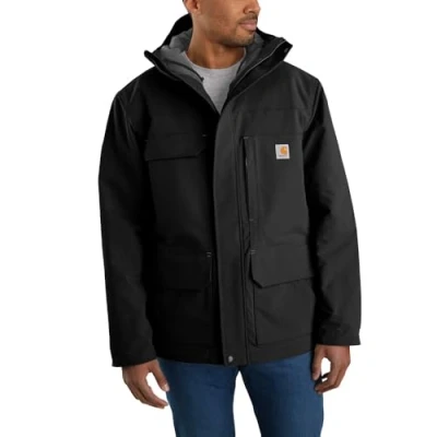 Afbeelding van Super Dux Relaxed Fit Outdoor Jack Heren Black 990 XXL Zwart Jassen