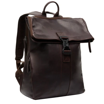 Afbeelding van The Chesterfield Brand Leren Rugzak Bruin Savona