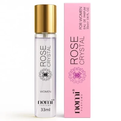Afbeelding van Nomi Perfume voor dames, 33 ml, (Rose Crystal), eau de parfum, frisse elegantie cadeau idee, langdurig