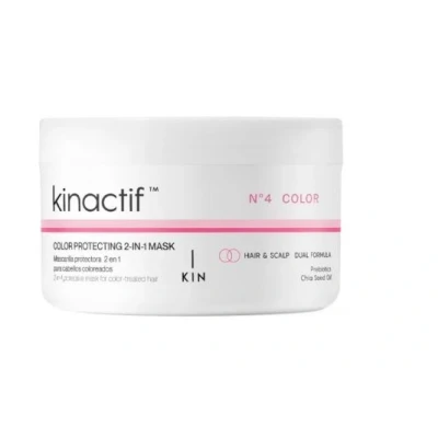 Afbeelding van Kin Cosmetics Masker Kinactif No.4 Colorprotecting 2 in 1 Mask 200ml Voor Gekleurd Haar